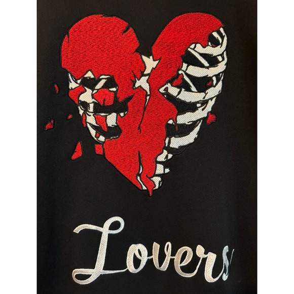 EUC Amiri Lovers Cashmere Blend Hoodie - Picture 6 of 12